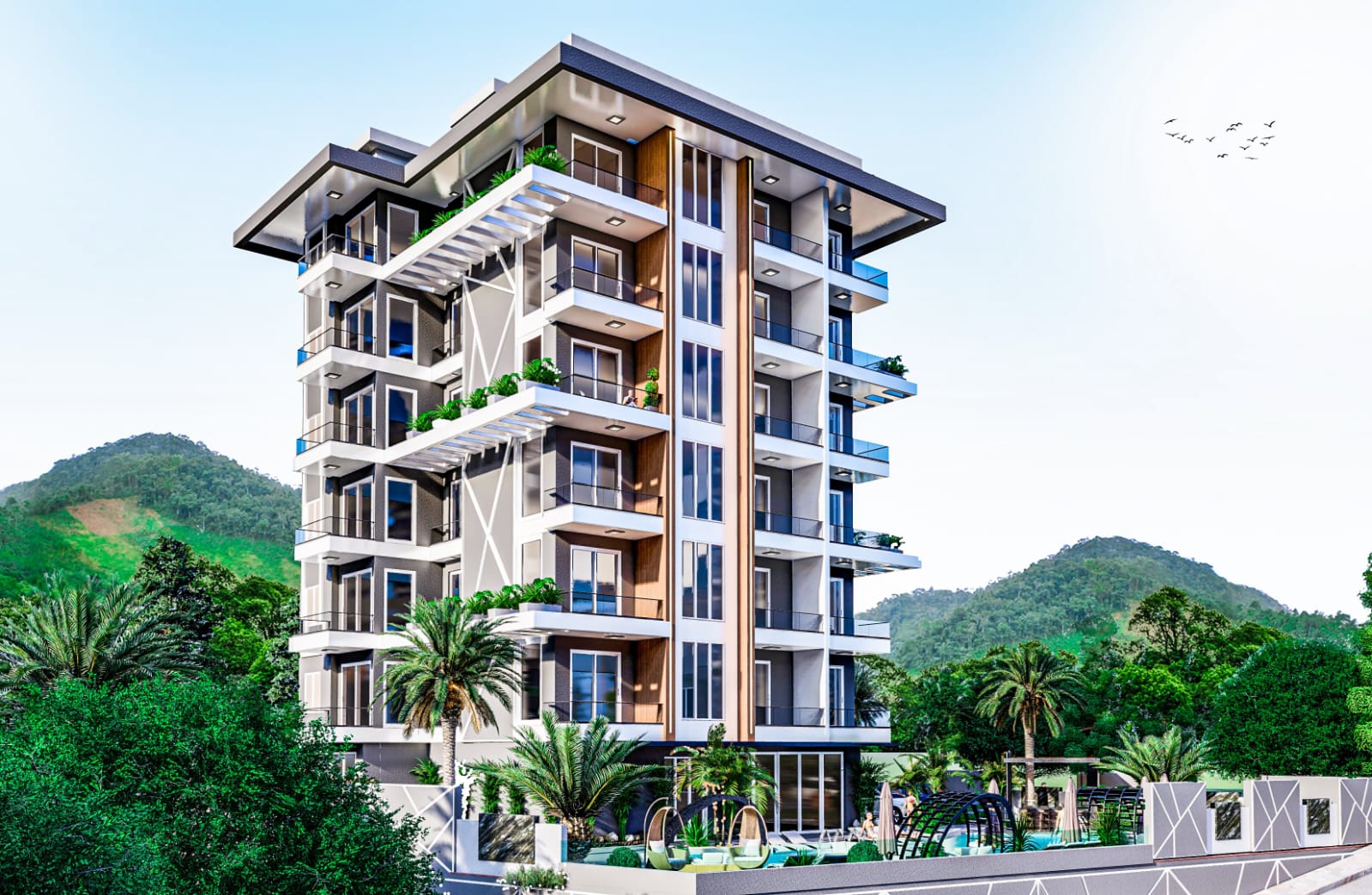 P.3 Project luxury apartment Antalya/ Mahmutlar