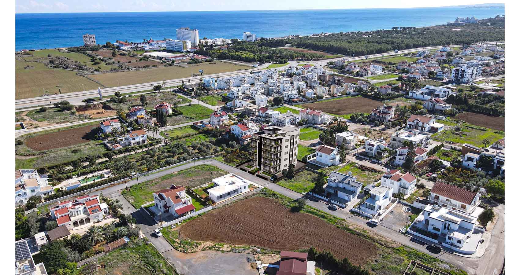 S.C Projekt Stilvolle und moderne 4-Zimmer-Wohnung in Meeresnähe Zypern/Yenibogazici