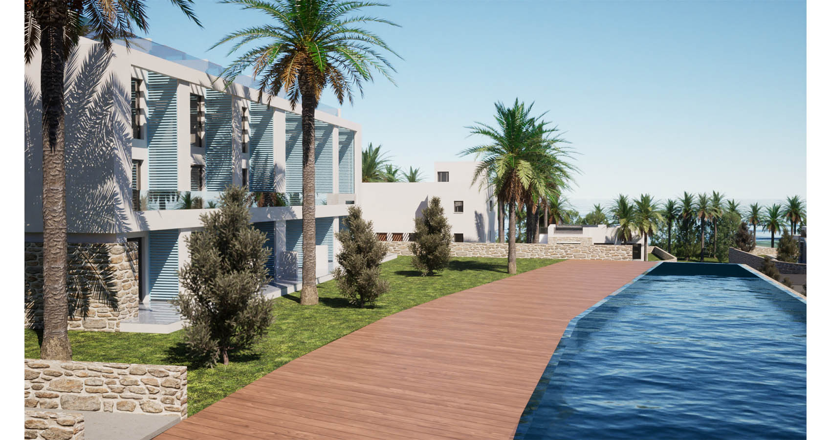 H. Projekt 250 Meter zum Meer Luxuswohnung und Luxus Villa  Zypern/Kyrenia