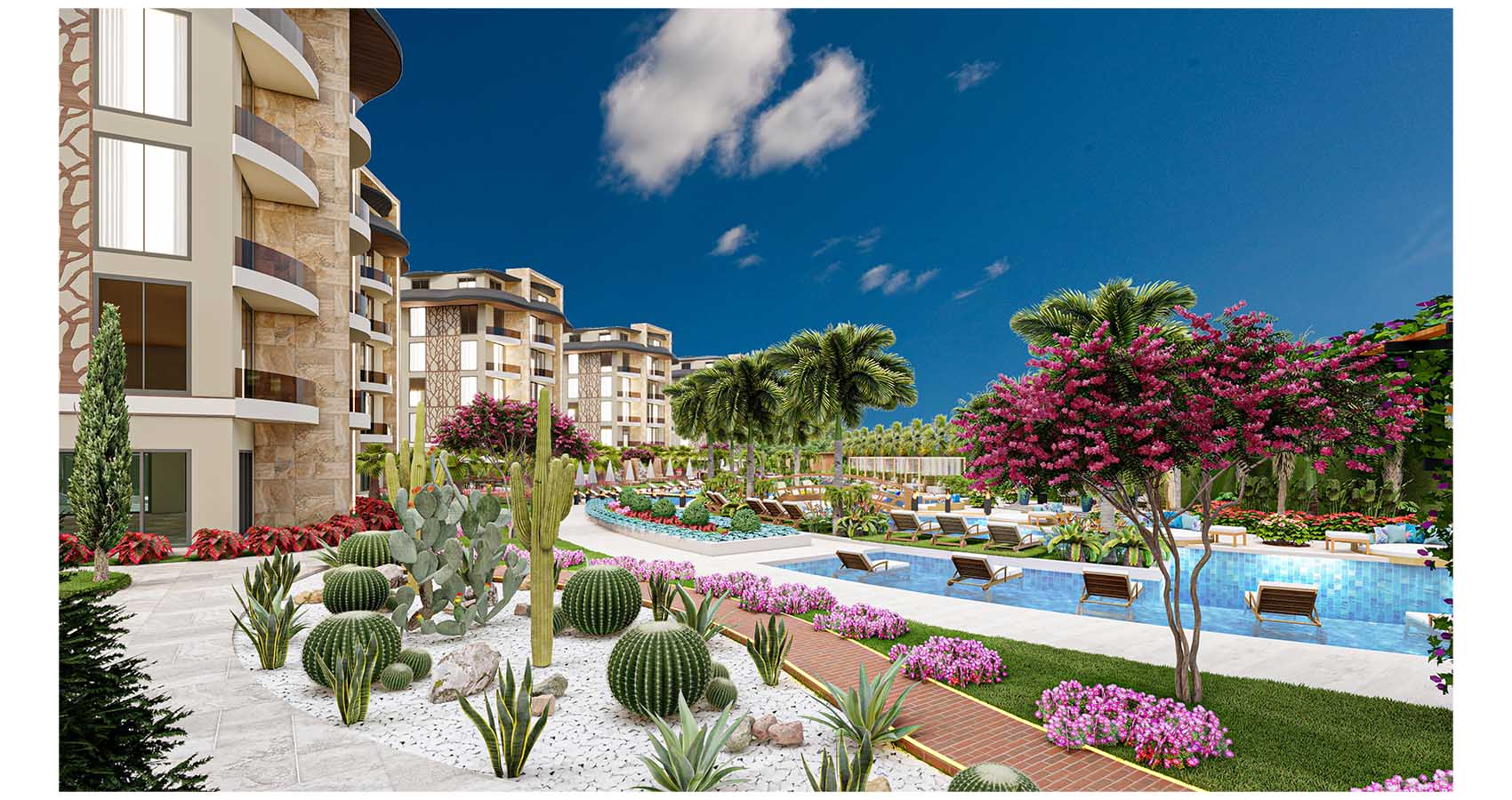 O.P project luxury apartment Antalya/Alanya