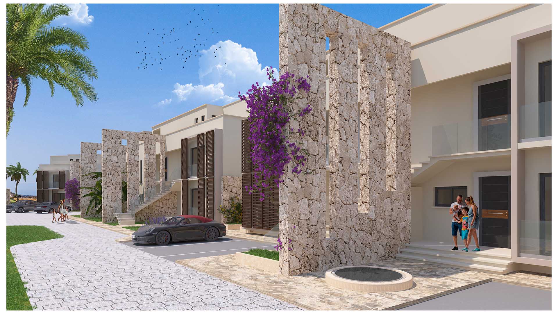 M.Projekt mit Meerblick Luxuswohnung Zypern/Fagamusta